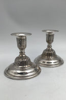 Svend Toxværd Sølv Lysestager (1958) (2)