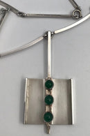 Niels Erik From Sterling Sølv Moderne Halskæde med Vedhæng