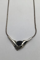 Niels Erik From Sterling Sølv Halskæde (Onyx)