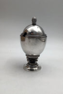 Georg Jensen Sterling Sølv Konge Ægformet Sennepsbæger No 741