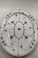 Große Vintage Royal Copenhagen Blau geriffelte Schale