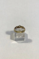 Danish 14K Gold Ring with Diamond