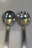 Georg Jensen Sterling Sølv Bernadotte Stort Servingsske og Gaffel No 111 og 112  Måler 24cm / 9.45 in.