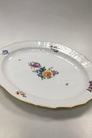 Royal Copenhagen Saxon Flower Light, Large Oval Dish No. 1558