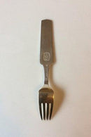 A. Michelsen 1963 Julegaffel Forgyldt Sterling Sølv med Emalje.