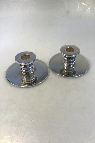 A Michelsen Sterling Sølv Lysestager Kay Fisker