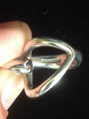 Allan Scharff Sterling Silver Ring heart Shape