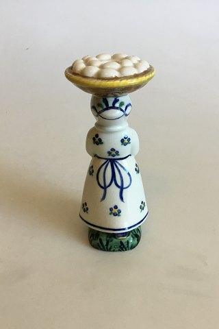 Aluminia Børnehjælpsfigur Konen med Æggene fra 1947