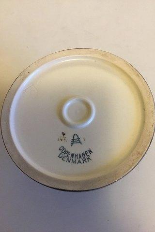 Aluminia Bremerholm Lysestage med brun glasur No 4/1491