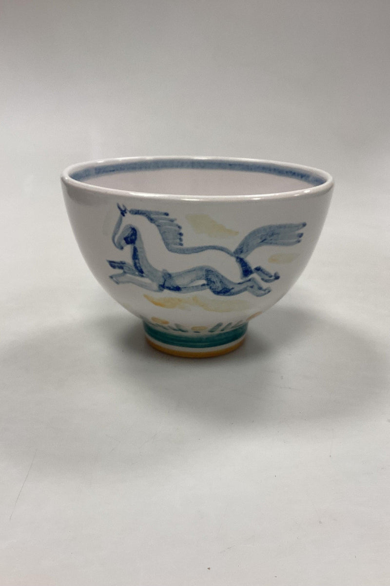 Aluminia Unika Vase af Kai Lange med Hest og Tyr No 5824