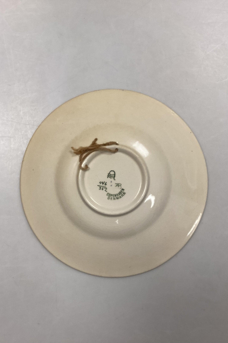 Aluminia Vægplatte med Blå Blomst No. 346/352