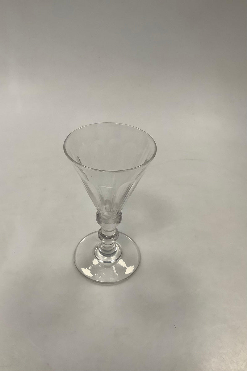 Anglais Hvidvinsglas med Kugle/Knop