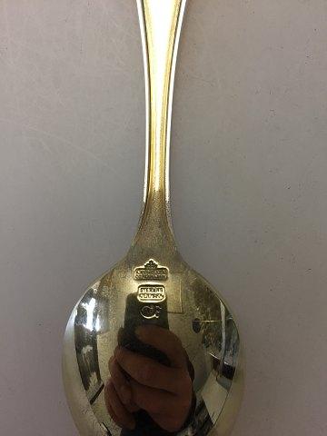 アントン ミケルセン　スターリングシルバー&エナメル(七宝) コーヒースプーン アントン・ミケルセン記念スプーン（金メッキスターリングシルバー