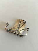 Anton Michelsen Sterling Silver Brooch Viking Ship