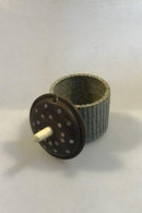 Arne Bang Marmeladenglas aus Steingut mit Holzdeckel