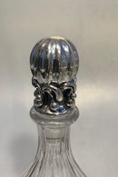 Georg Jensen Karaffe mit Traubendeckel aus Sterlingsilber Nr. 100