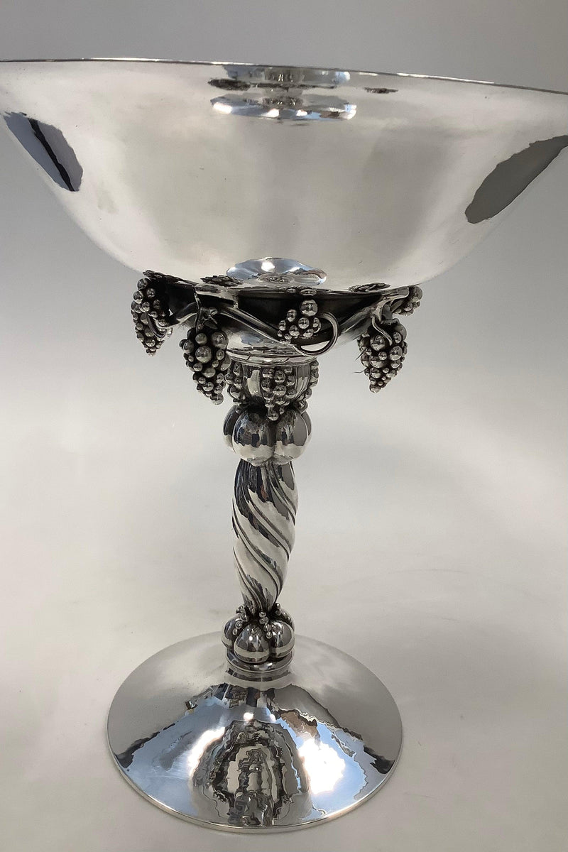 Georg Jensen Sterling Silber Großer Traubenaufsatz / Traubenschale Nr. 264 A