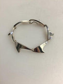 Bent Knudsen Sterling Silver Sharkfin Bracelet