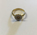 Bernhard Hertz Margueritte ring af forgyldt sterling sølv med emalje.