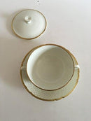 Bing & Grondahl Aakjaer Cream Soup Cup with Lid and Saucer No 247