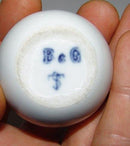 Bing & Grøndahl Art Nouveau Menu Kortholder med en snegl