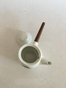 Bing & Grøndahl Blå Koppel Kaffekande med Træhåndtag No 301