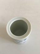 Bing und Grondahl Blau bemalte Musselmalet Behälter / Vase Nr. 367