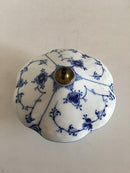 Bing & Grondahl Blue Painted Fluted Oil Lamp No 373