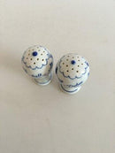 Bing und Grondahl Blau bemalte Musselmalet Salz- und Pfefferset
