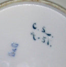 Bing & Grøndahl Carl Locher Unika Platte med Venus Fødsel fra omkring 1885