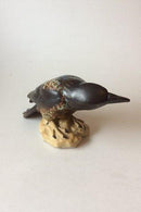 Bing & Grondahl by Dahl Jensen Stoneware Figurine of Crow No 1714