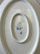 Bing & Grondahl Dickens Butterfly with Gold Oval Serving Dish No 375