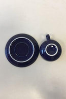 Bing & Grondahl Edith Sonne Bruun Deep Blue Tea Cup and Saucer No 473