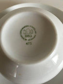 ビング＆グロンダール ホワイト ヘニングコッペル ティーカップ＆ソーサー No 475/103