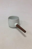 Bing & Grøndahl "Hvid Koppel" Sovsekande Træhåndtag No 442