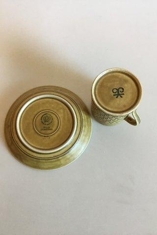 Bing & Grøndahl Jens Quistgaard Høj Kaffekop og underkop fra Relief Serien