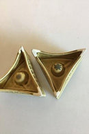 Bing & Grøndahl Jens Quistgaard Trekantede Lysestager fra Relief Serien.