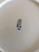 Bing & Grøndahl Jubilæumsstel / Blå Nellike Spisetallerken No. 25