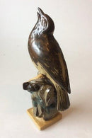 ビング＆グロンダールK.オットー・ヨハンセン ストーンウェア フィギュリン No 7037 トラツグミ