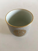 Bing & Grøndahl Krakele Vase med guld insignia No 612/K