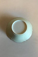 Bing & Grøndahl Lille Skål Stel med grøn dekoration med guld på form 507(Herregaard)