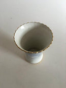 Bing & Grøndahl Måge med Guld Blomster Vase No 186
