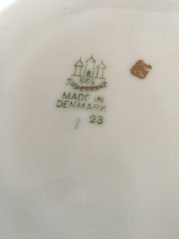 Bing & Grøndahl Måge med Guld Dyb Tallerken No 23 eller 323