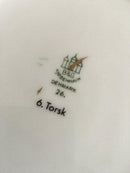 Bing & Grøndahl Måge med Guld Fiske Frokost Tallerken No 26/6 Torsk