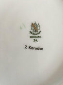 Bing & Grøndahl Måge med Guld Fiske Frokost Tallerken No 26/7 Karudse