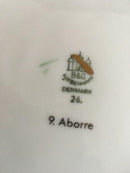 Bing & Grondahl Måge med Guld Fiske Frokost Tallerken No 26/9 Aborre