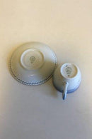 Bing & Grøndahl Måge med Guld Kaffekop med underkop med gennembrudt kant No 305.5