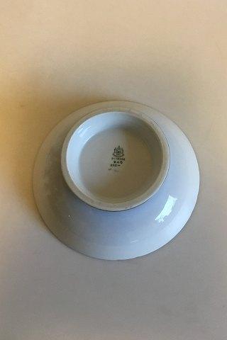 Bing & Grøndahl Måge med guld Kagefad på fod No 233