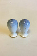 Bing & Grondahl Möwe mit Gold Salz- und Pfefferstreuer Nr. 52 B