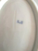 Bing & Grøndahl Ovalt Sættefad med Lilla Blomst